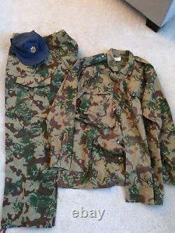 South African SAPS Police Camo Uniform Set made in Cape Town SA  Nelson Mandela