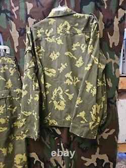 Soviet Boarder Guard Army Camo Birch Pants and Top Set size 54 188