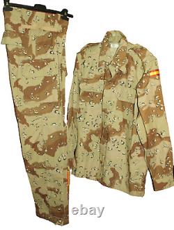 Spain Uniform set Jacket Shirt desert camo chocolate chips camouflage 1990 #2