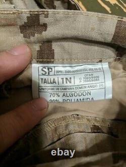 Spanish Army Military Aridio Digital Camouflage set pants/jacket talla 1N