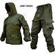 Suit Men's Uniform Combat Suits Tactical Military Uniforme Clothes Hunting Suits