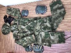 Survival Game Set, Camouflage Clothes, Goggles, Elbow And Knee Pads