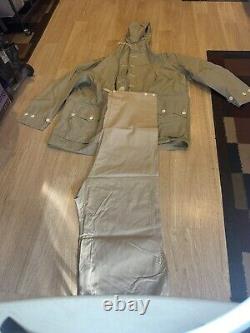 Swedish /C50/C54/Snow Camo Parka And Pants Set/Military Jacket/Trousers/Cotton