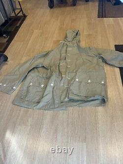 Swedish /C50/C54/Snow Camo Parka And Pants Set/Military Jacket/Trousers/Cotton