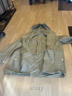 Swedish /C50/C54/Snow Camo Parka And Pants Set/Military Jacket/Trousers/Cotton