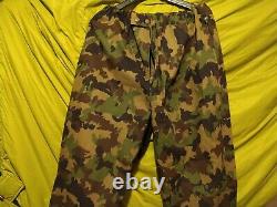 Swiss Army Switzerland TAZ 90 Camouflage Combat Jacket & Pants Set