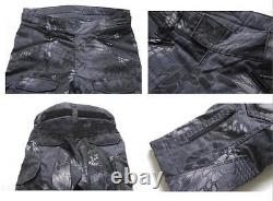 TYPHON Mens Army Military Combat Shirt Pants Airsoft Tactical BDU Uniform Camo