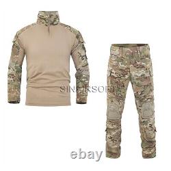 Tactical G3 Combat Shirt & Pants Suit Upgrade Military Uniform Airsoft Clothing