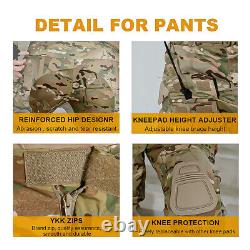 Tactical G3 Combat Shirt & Pants Suit Upgrade Military Uniform Airsoft Clothing