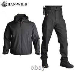Tactical Hunting Jackets Army Camo Uniforme ClothesWindbreaker Men Military Pant