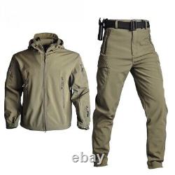 Tactical Military Jacket Pants Uniform Camo Outfit Army Outdoor Hunting Men New