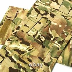 Tactical Military Mens Combat T-shirt Cargo Pants Army BDU Uniform Camouflage