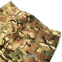 Tactical Military Mens Combat T-shirt Cargo Pants Army BDU Uniform Camouflage