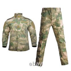 Tactical Military Uniform Camouflage Clothing Training Combat Jacket Pant Suit