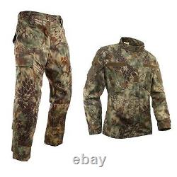 Tactical Python Camouflage Hunting Clothes Jacket Pants Suit Uniform Set