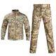Tactical Suit Uniform Airsoft Mens Coat Pants Set Training Hiking Paintball Camo