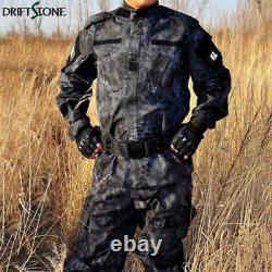 Tactical Uniform Camo Combat Uniform BDC Field Uniform Camouflage Set Jacket