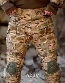 Tactical uniform Multicam suit Multicam military clothing camouflage set for the