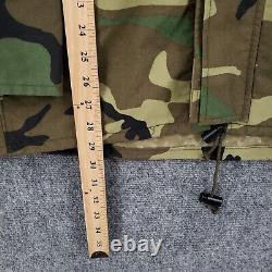 Tennier Industries Jacket Pants Set Men Small Green Camo Gore Tex Parka Cold/Wet