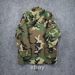 Tennier Industries Jacket Pants Set Men Small Green Camo Gore Tex Parka Cold/Wet