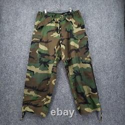 Tennier Industries Jacket Pants Set Men Small Green Camo Gore Tex Parka Cold/Wet