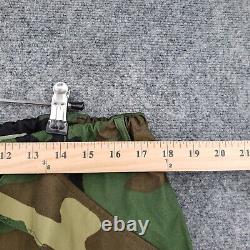 Tennier Industries Jacket Pants Set Men Small Green Camo Gore Tex Parka Cold/Wet