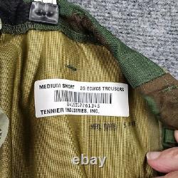 Tennier Industries Jacket Pants Set Men Small Green Camo Gore Tex Parka Cold/Wet