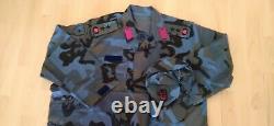 Turkish Airforce Blue Woodland camouflage uniform set XL camo bdu 2