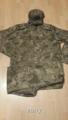 Turkish Army 2021 latest woodland genuine camouflage uniform set camo bdu