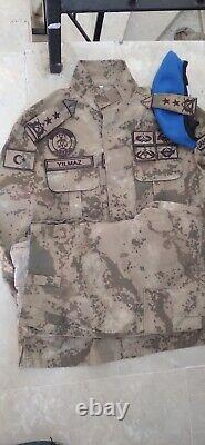 Turkish Army Gendermarie genuine Nco camouflage uniform set L camo bdu1