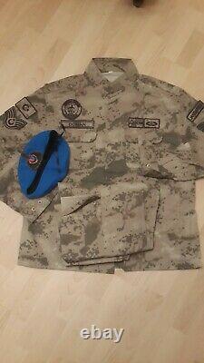Turkish Army Gendermarie genuine Nco camouflage uniform set XL camo bdu