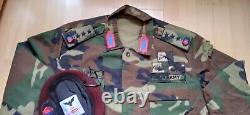 Turkish Army Gendermarie rare vintage col. Camouflage uniform set XL camo bdu