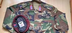 Turkish Army Gendermarie rare vintage col. Camouflage uniform set XL camo bdu