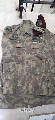 Turkish Army General genuine specs camouflage uniform set L camo bdu1