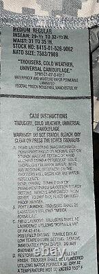 USArmy GORETEX Parka Cold Weather Camouflage Set Includes Jacket (S) & Pants (M)