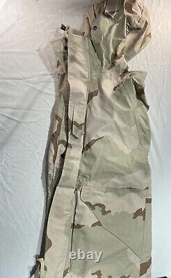 USGI Desert DCU Camouflage Goretex Parka / Pant Set Small Long