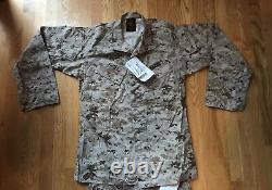 USMC Desert MARPAT Camouflage Uniform Set Small-Long Top & Medium Regular Bottom