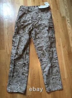 USMC Desert MARPAT Camouflage Uniform Set Small-Long Top & Medium Regular Bottom