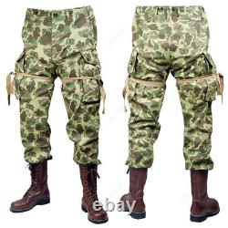 USMC M42 Tactical Jacket Pants Set Duck Hunter Camo Paratrooper Uniform Cosplay