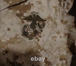 USMC MARPAT Uniform DESERT SET Combat Shirt Pant MEDIUM LONG NEW WITH TAG ML