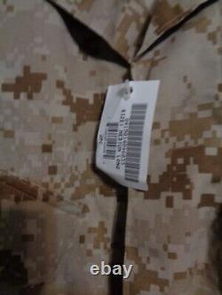 USMC MARPAT Uniform DESERT SET Combat Shirt Pant MEDIUM LONG NEW WITH TAG ML