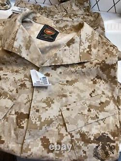 USMC MARPAT Uniform DESERT SET MEDIUM REGULAR NEW WITH TAGS