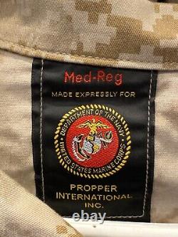 USMC MARPAT Uniform DESERT SET MEDIUM REGULAR NEW WITH TAGS