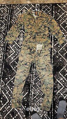 USMC Marine Corps Dress Shirt Uniform Jacket Camo Set Lot Collectors 39R