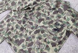 USMC P42 WW2 HBT Frogskin Camouflage Reversible Jacket TROUSERS SET SIZE L