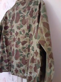 USMC Vietnam type Frog Skin Duck Hunter Camo Lightweight Shirt Overpant Set M