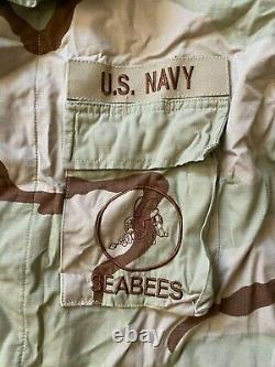 US Army Desert Camouflage Uniform Medium Complete Set Coat, Trousers, Hat
