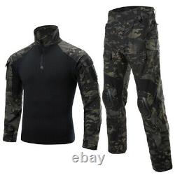 US Army Military Mens Tactical Gen3 Combat Shirt Pants Airsoft BDU Uniform Camo