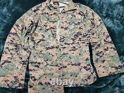 US Marine 2 Piece Set Jacket And Pants Shirt digital Camouflage Military
