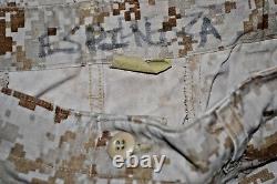 US Marine Corp MARPAT Desert Camo Blouse Large Reg & Trousers Med Reg (2 Sets)